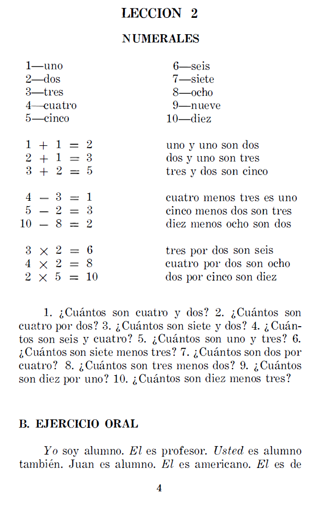 Método Directo de Conversación en Español (2 Volumes)